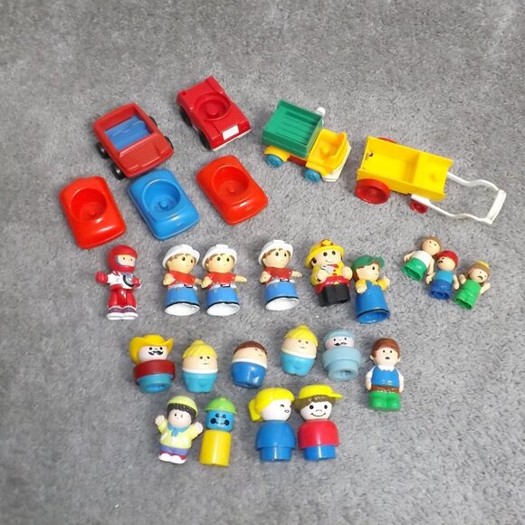 VTG Fisher Price Little People Playskool Little Tikes Mixed Lot of 26 - Picture 1 of 6